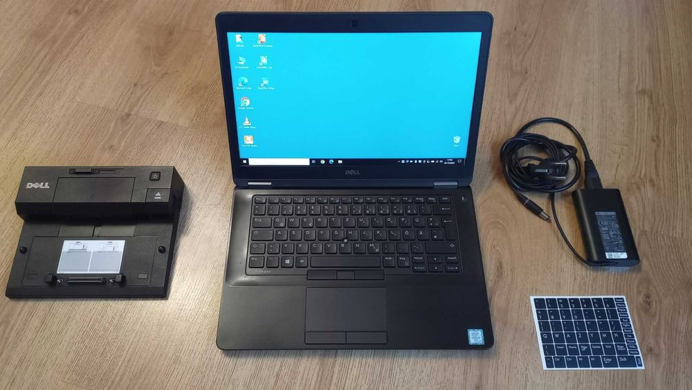 Laptop Dell Latitude E5470 i5-6300U/14" FHD/16GB RAM/240GB SSD +stacja