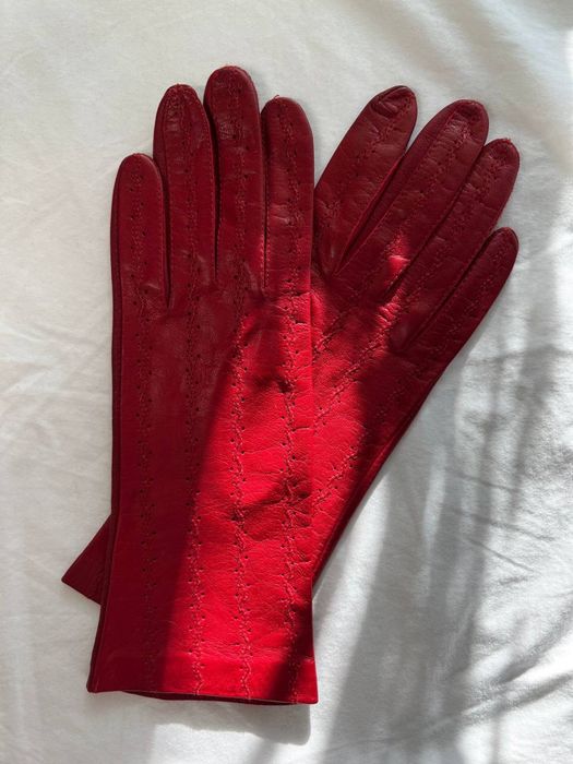 Продам перчатки женские, кожа, р. 6.5