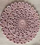 Ozdoba z drewna mandala
