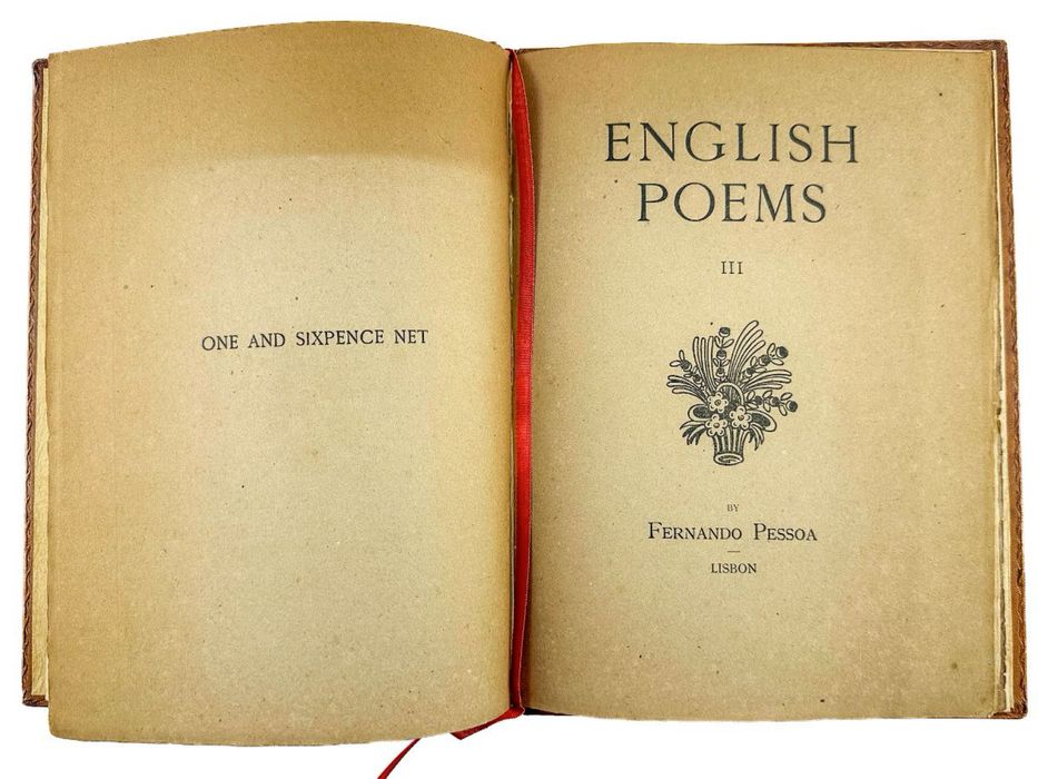 Fernando Pessoa - English Poems I-II / III - 1921