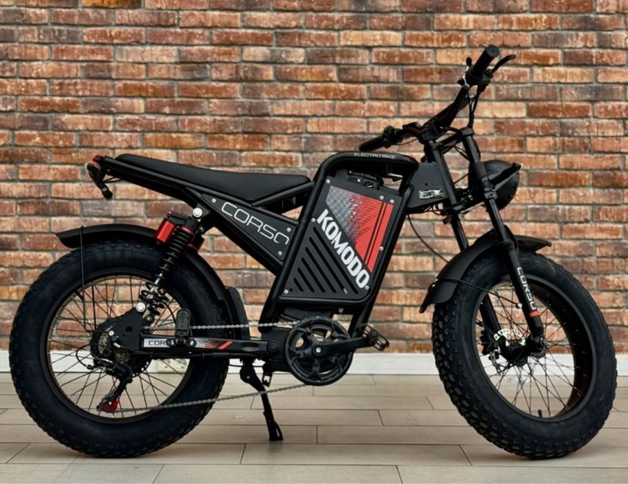 Електрофетбайк Corso Komodo  1000W 48V/18Ah 20" LCD дисплей