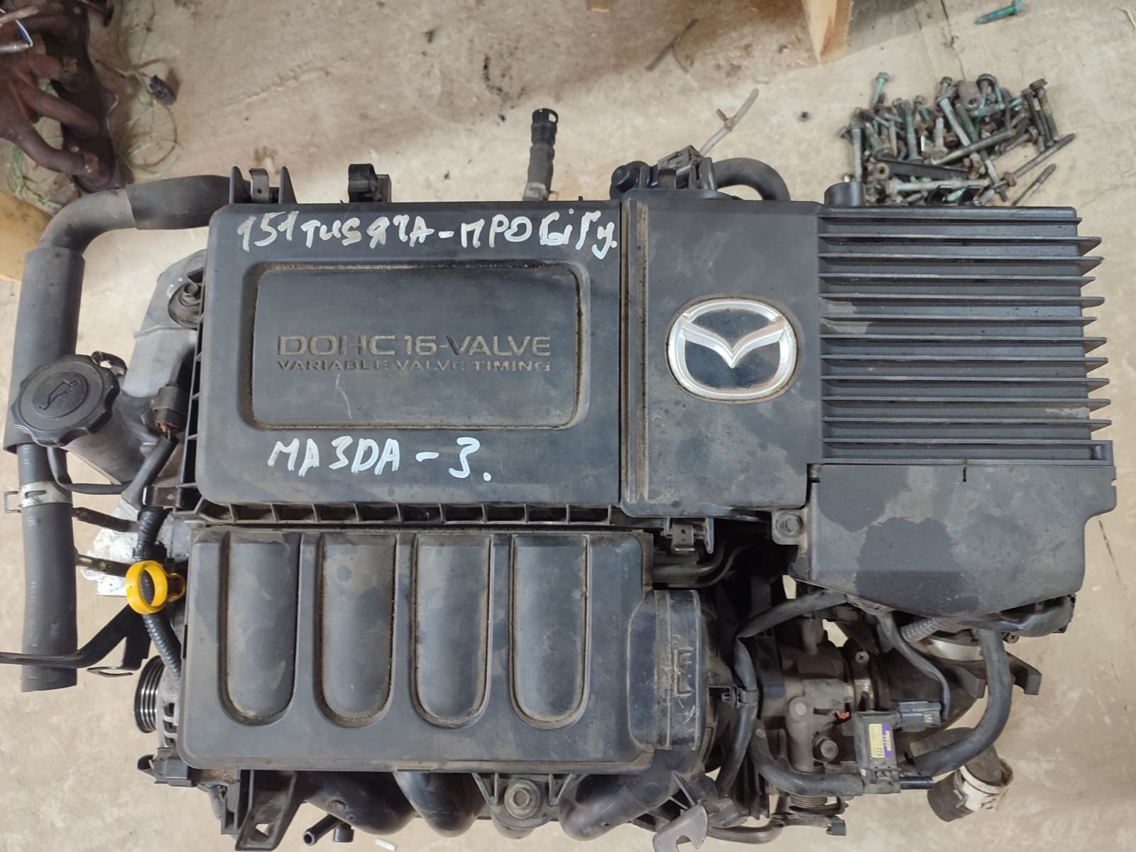 Двигатель 1.3i ZJ Mazda 3bk двигун 1.3 V16 zj Мазда 3бк