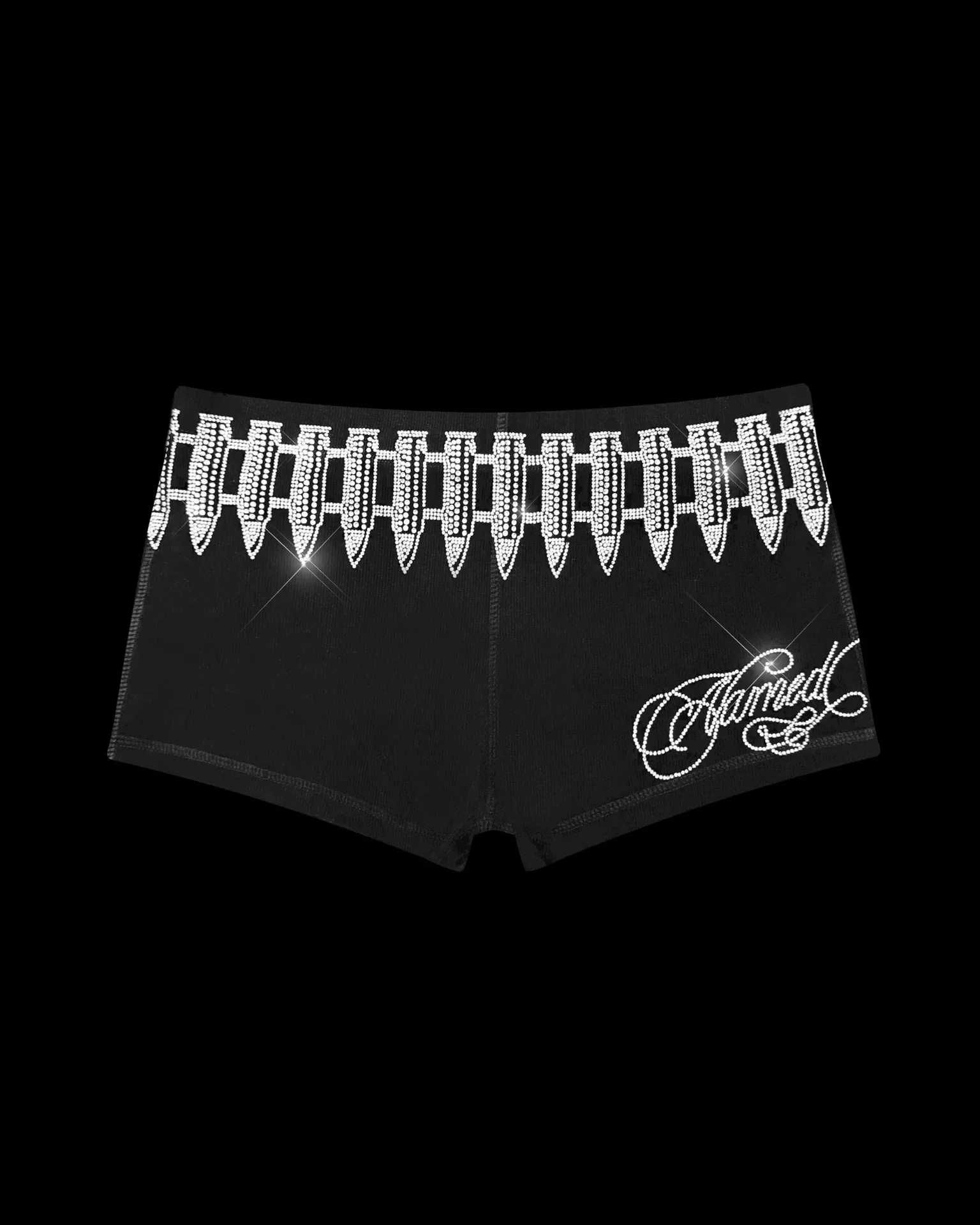 Suit Named Collective Mirco Hotpant Shorts & Tube Top | Black & Camo