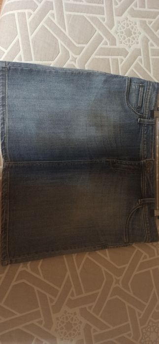 Джинсова спідниця( коротка)