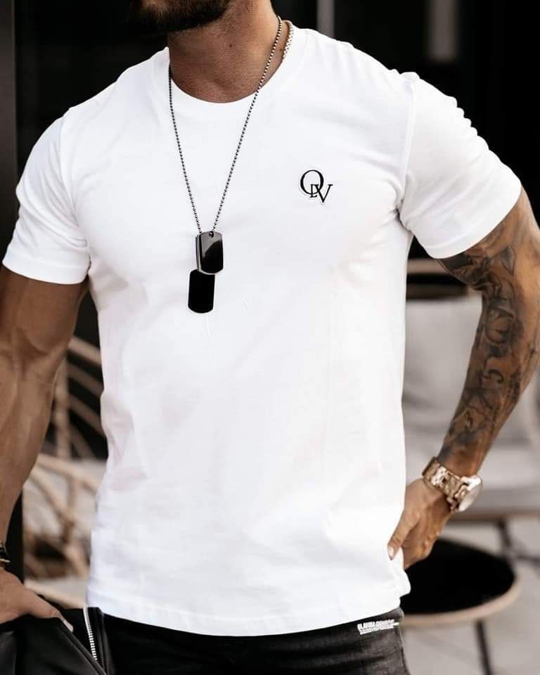 T-shirt męski Olavoga Dor L biały