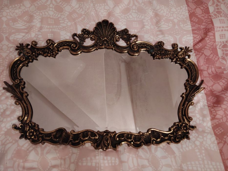 Espelho Biselado Retangular em Bronze com