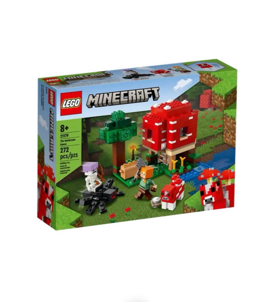 LEGO® Minecrаft 21179 ЛЕГО МАЙНКРАФТ Грибний будинок