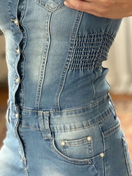 Продам джинсовий сарафан