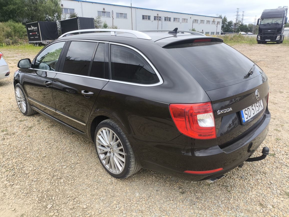 Skoda Superb II FL 2.0 TDI 170 KM DSG Mocca .Krajowa/Super wyposażenie
