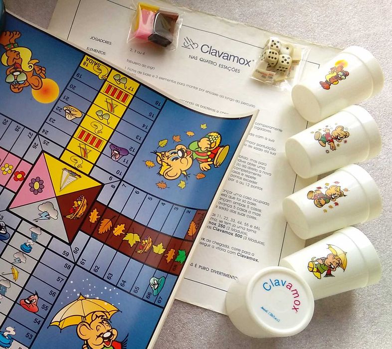 Antigo Jogo "Nas 4 Estações" oferta de luxo Bial ~ Anos 80 ~ RARISSIMO