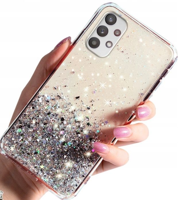 Etui Brokat  + Szkło hartowane 9H do Samsung Galaxy A32 5G