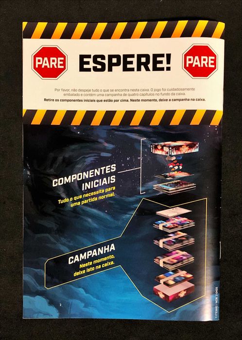 JOGO de Tabuleiro Under Falling Skies COMO NOVO Versão Portuguesa