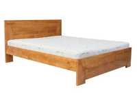 Łóżko LUND drewniane dąb Stelaż Materasso