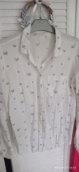 Komplet spodnie plus koszula Cropp XS