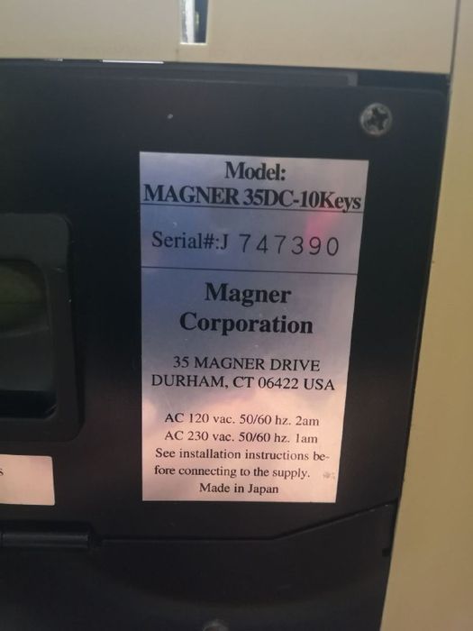 MAGNER 35DC 10 Keys счётчик банкнот