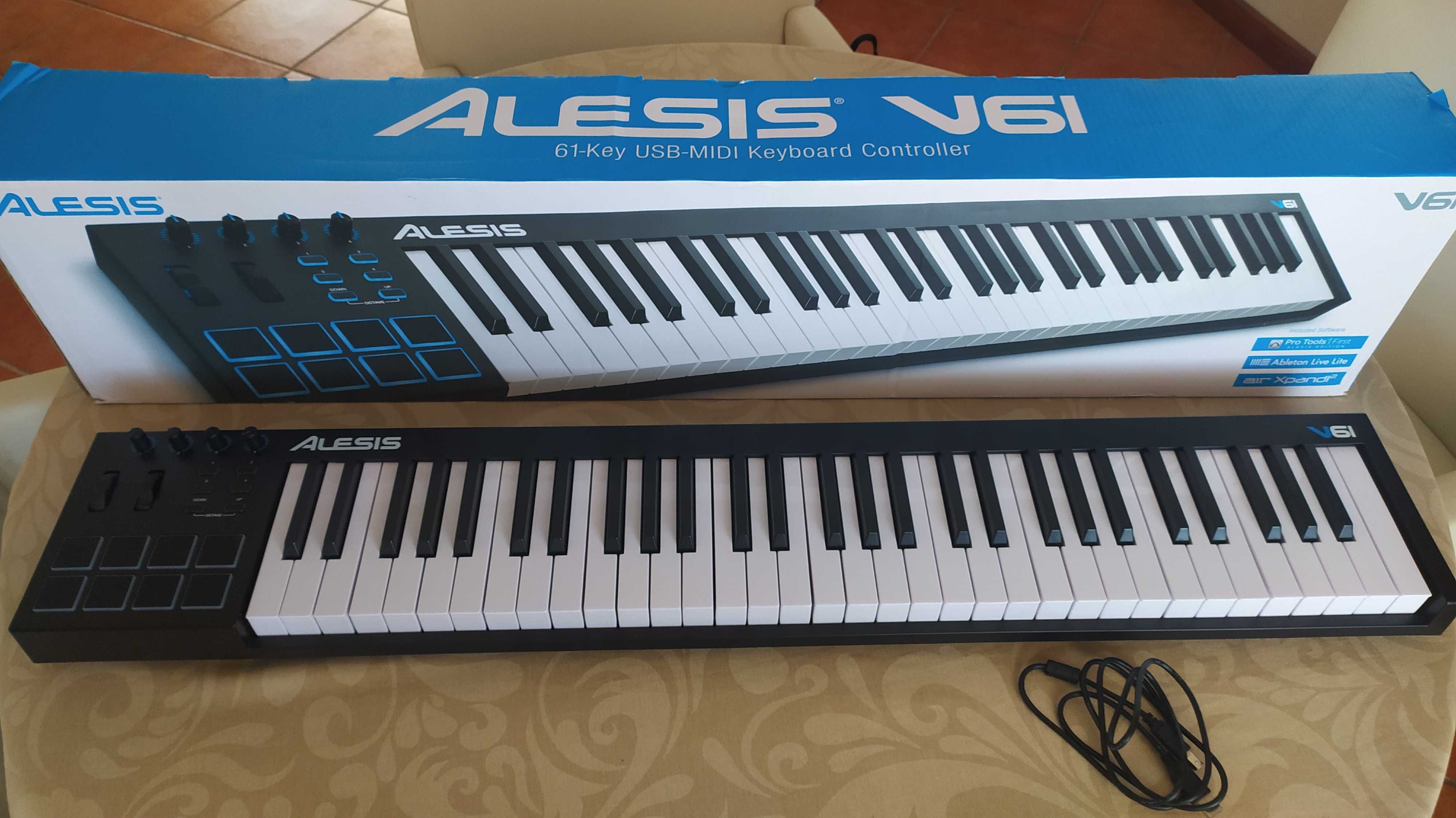 Alesis V61 I MIDI Keyboard (Como Novo)