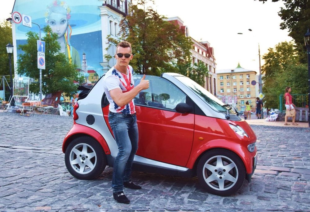 Аренда авто Smart. Прокат автомобилей Смарт. Киев.