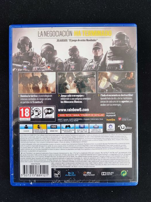 Rainbow Six Siege PS4