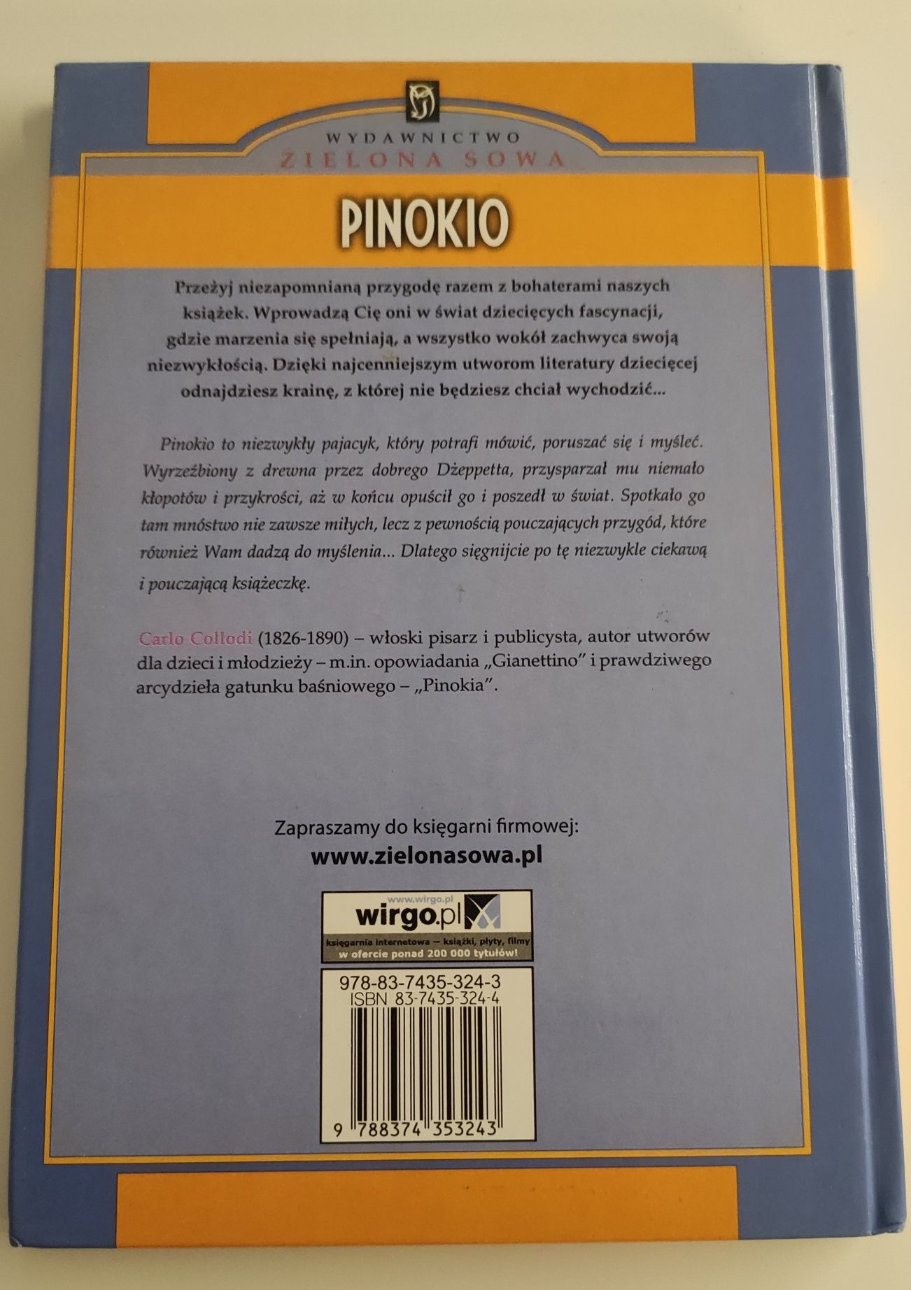 Lektury klasa 4, Pinokio, Akademia Pana Kleksa, Dynastia Mizołków