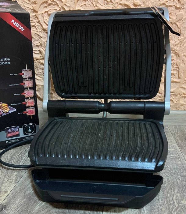 Гриль-барбекю електричний електрогриль Tefal Optigrill+Initial