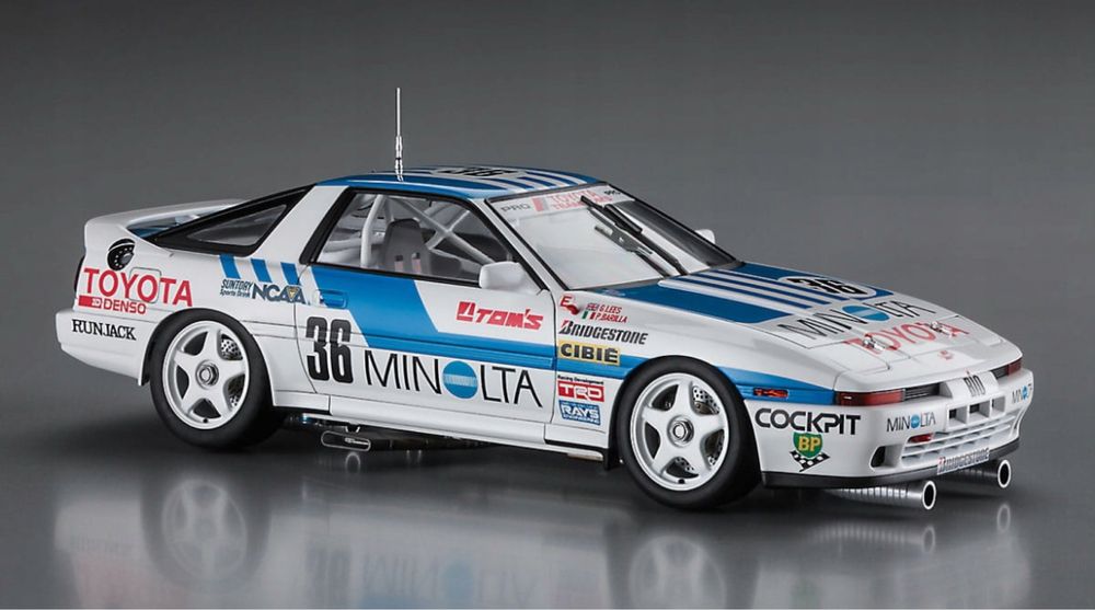 Samochód Toyota Supra Turbo model do sklejania 1:24 Hasegawa HC42