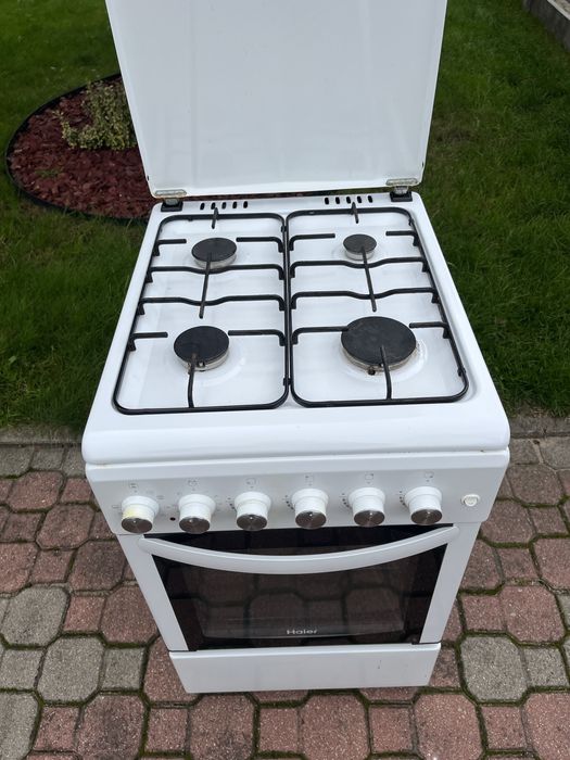 Kuchnia Amica Indesit biala gazowa 50 cm termoobieg elektryczna