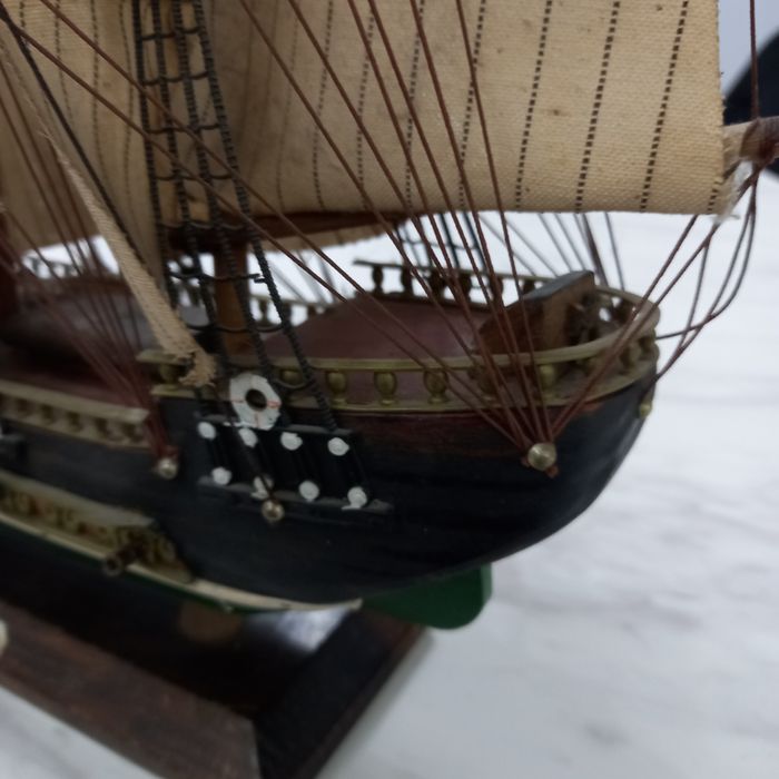 Model drewniany okrętu