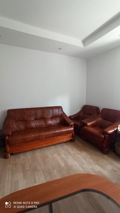 Sprzedam skórzany komplet wypoczynkowy