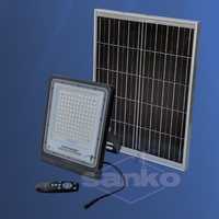 Lampa solarna LED ED100 (1200lm 100W) + panel słoneczny (25W)