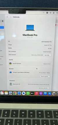 Apple 2021 MacBook Pro M1 Pro 14" 16 GB RAM 512 GB SSD - Space Gray