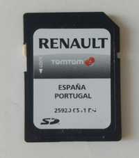 GPS Carminat Renault Portugal Espanha  mapa de aio de 2023