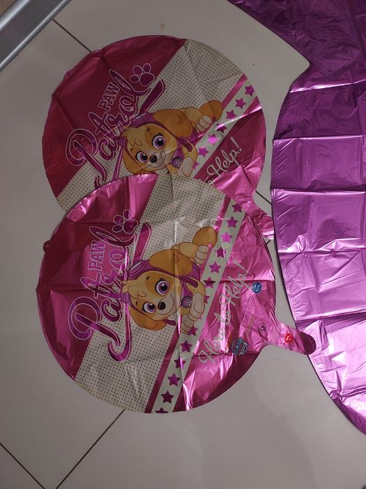 Zestaw balonów na 4 urodziny Psi Patrol Sky