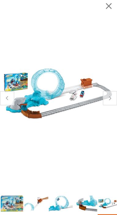 Dwa zestawy Tomek i przyjaciele Rekin i tyrolka