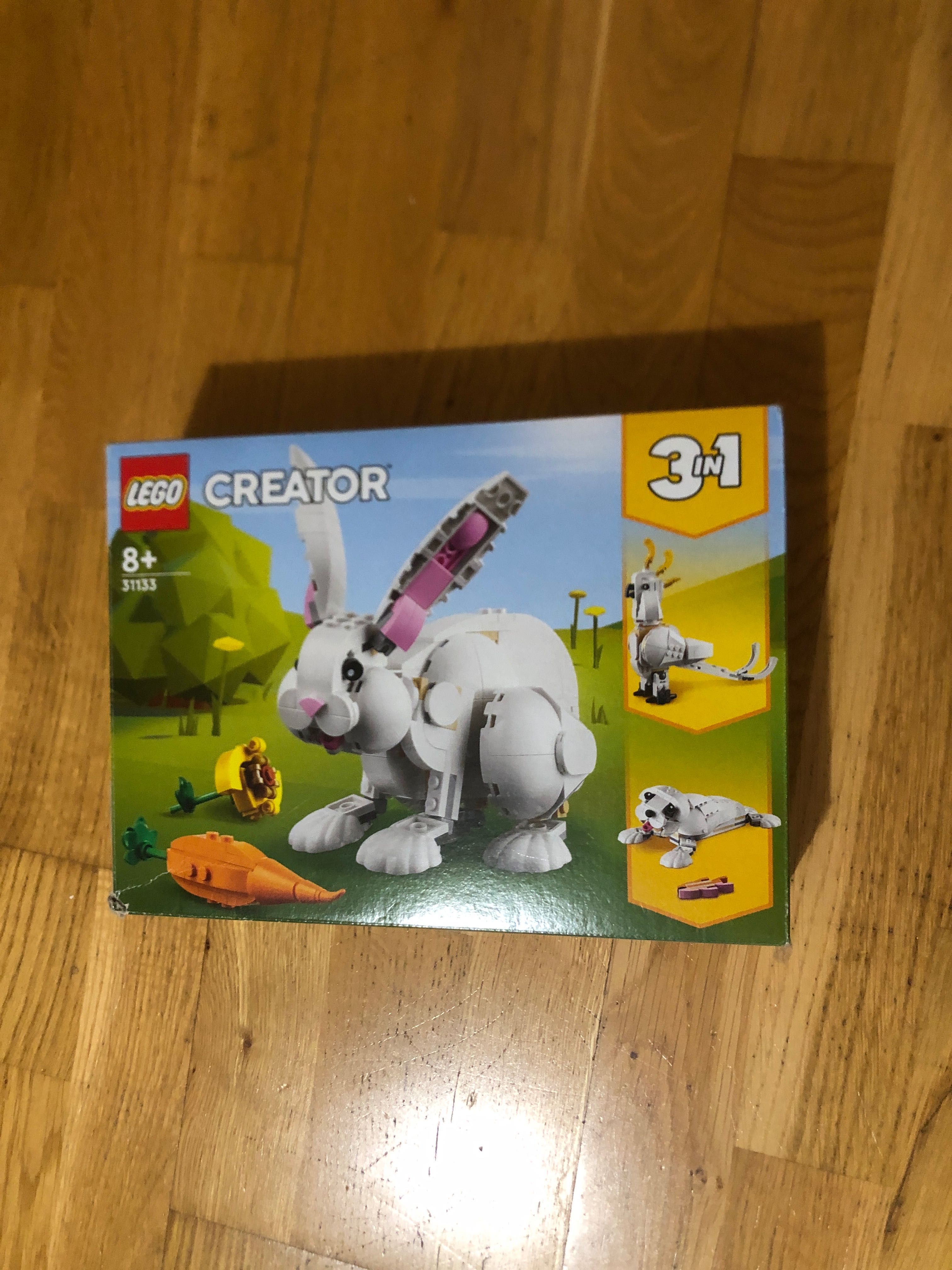 Lego creator 3 w 1 królik foka papuga