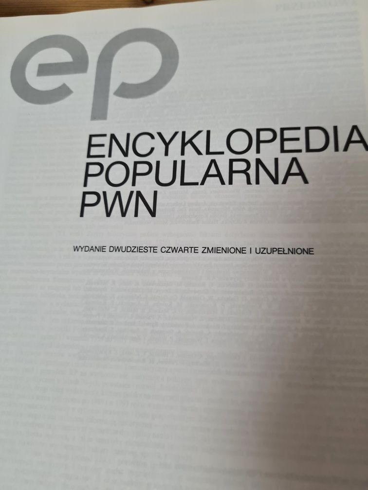EP Encyklopedia popularna PWN 1994 wydanie dwudzieste czwarte