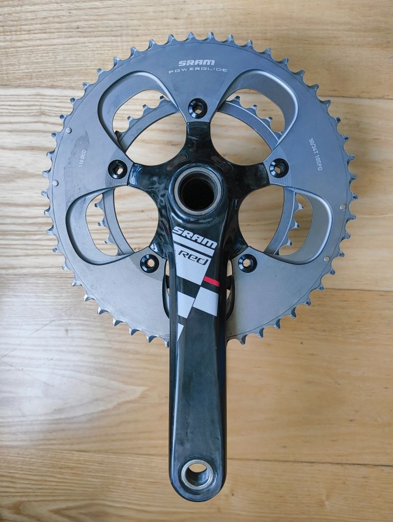 Korba Sram Red 172.5 mm 50/34T 110 bcd support gratis
