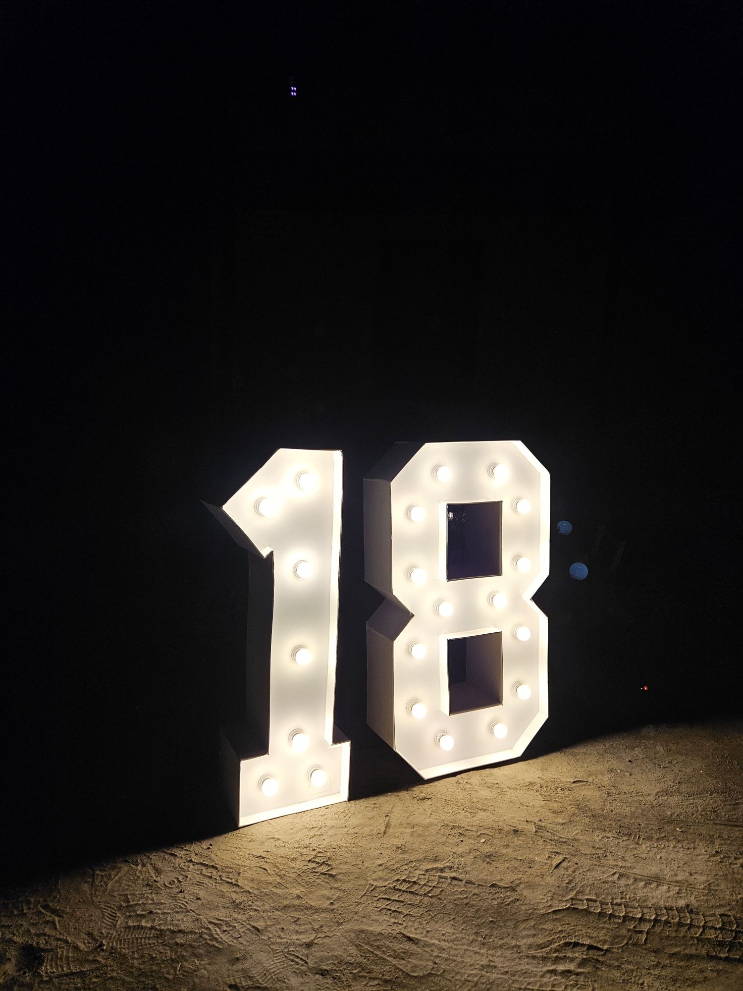 Cyfry 18 LED Wynajem na impreze
