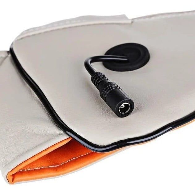 Масажер роликовий Massager of Neck Kneading з підігрівом Бежевий