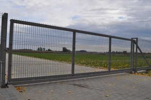 Furtka 170x90cm panel 4mm ogrodzeniowa cynk ogniowy+kolor