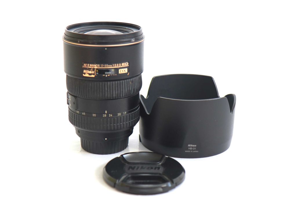 Lente Nikon 17-55mm f\2.8 objetiva em boas condições
