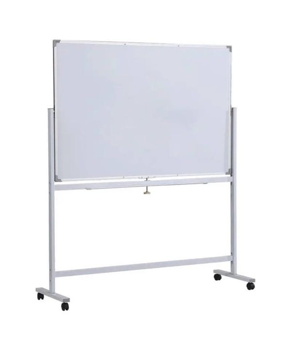 Магнітно-маркерна дошка двостороння на колесах, поворотна