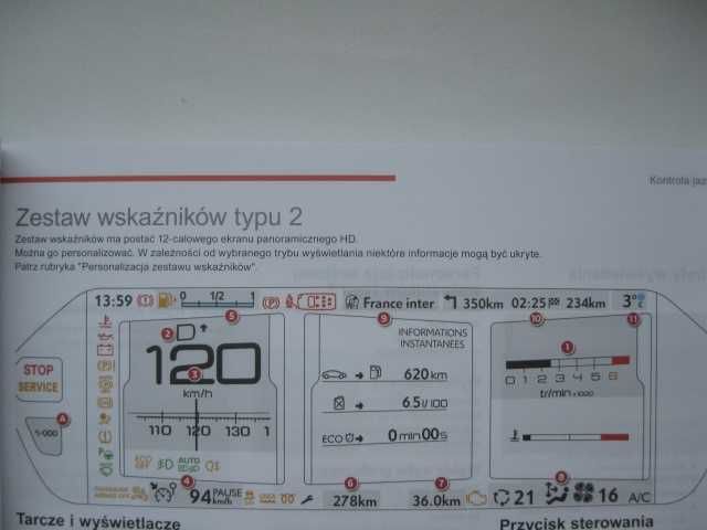 CITROEN C4 Picasso II 13- 18 książka obsługi PL kolorowa oryginał 2015