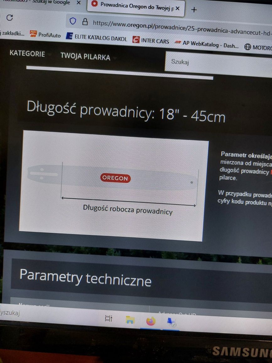 Prowadnica do piły 45cm