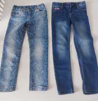Spodnie jeansy rozm.116 2 sztuki