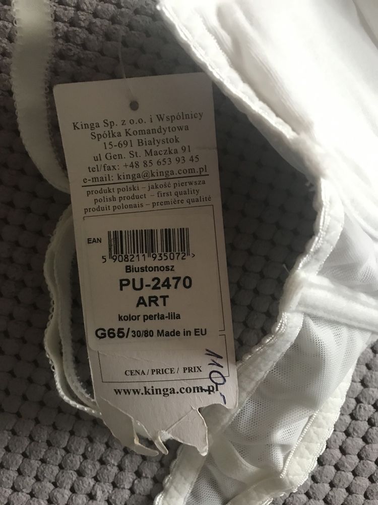 Kinga biustonosz 65G,nowy z metką