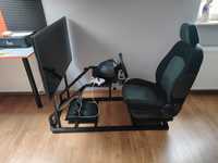 Stanowisko SimRacing Thrustmaster TX  z telewizorem 42"