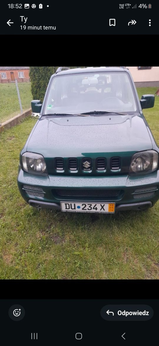 Sprzedam Suzuki Jimny