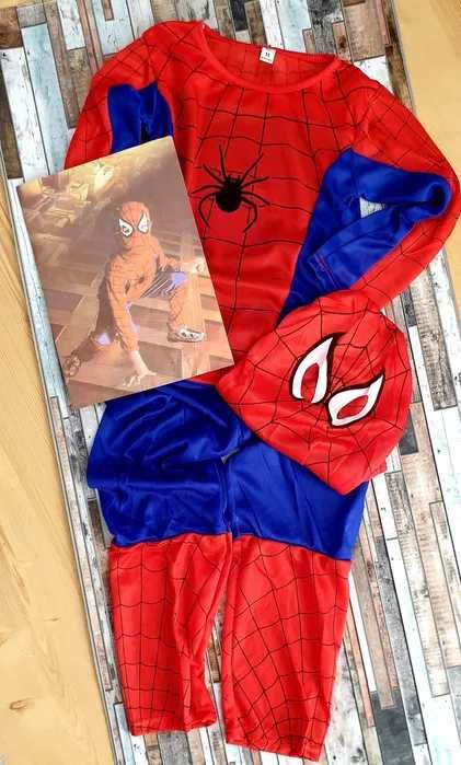 M 110-116 strój przebranie na bal karnawal Spider-Man