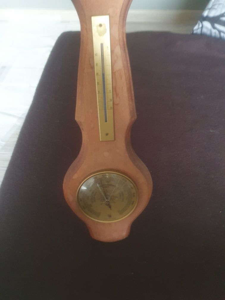 Barometr z termometrem prl