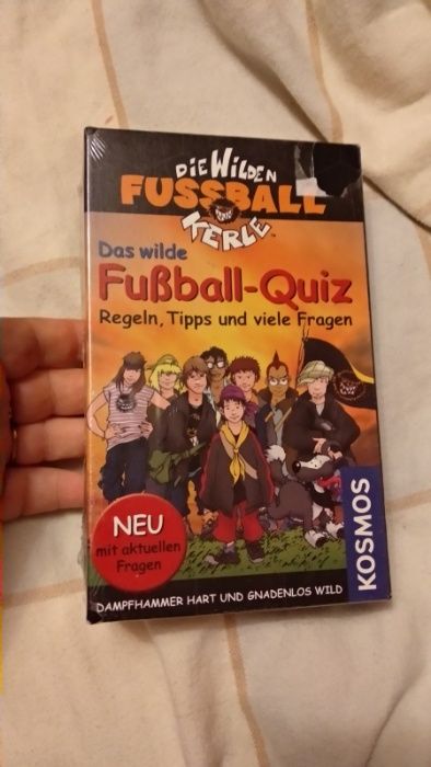 карточки игра на немецком языке футбол Fußball Quiz Kosmos fussball